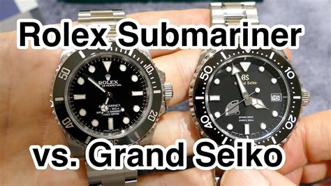 seiko shogun vs rolex submariner|Rolex vs Seiko divers.